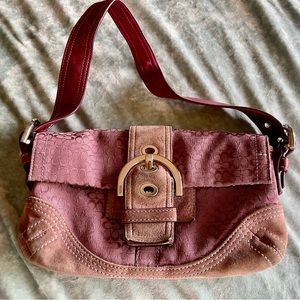 Coach Burgundy Hobo Shoulder Bag